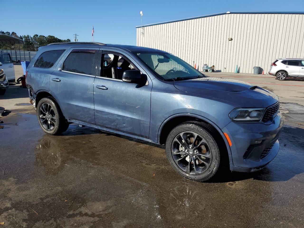 2021 Dodge Durango VIN 1C4RDHDG6MC555086 Copart auction photo, side / partial repair damage thumbnail 4