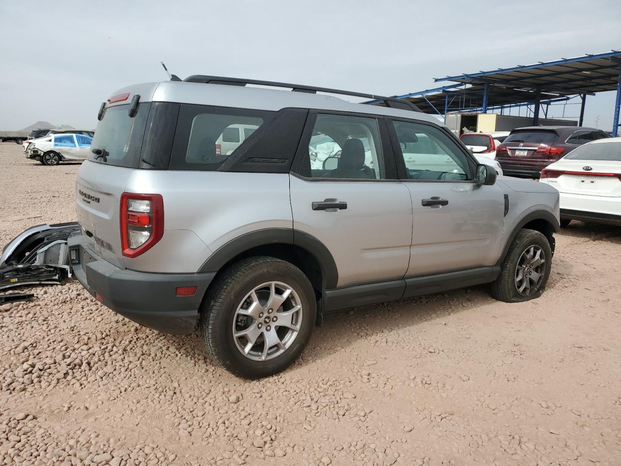 2021 Ford Bronco VIN 3FMCR9A63MRB03702 Copart auction photo, front end damage thumbnail 3