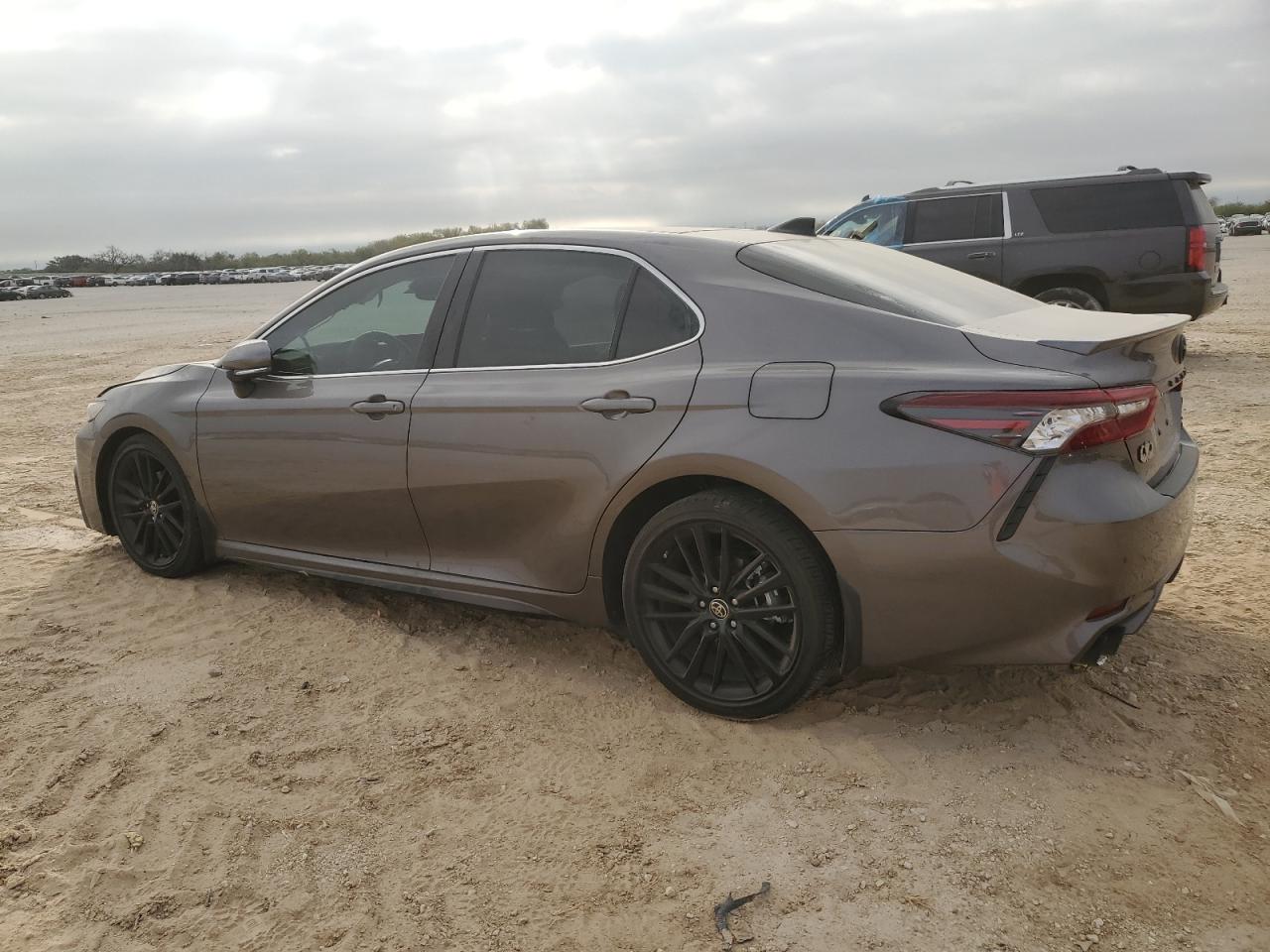 2023 Toyota Camry VIN 4T1K61AK0PU787401 Copart auction photo, side / front end damage thumbnail 2
