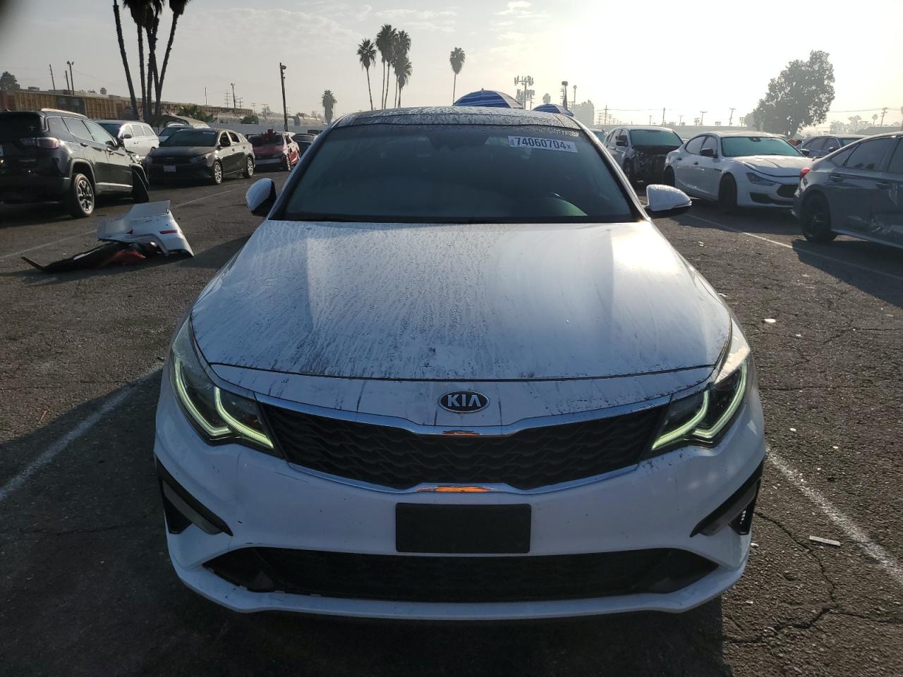 2019 KIA Optima VIN 5XXGT4L34KG329207 Copart auction photo, rear end / minor dent/scratches damage thumbnail 5