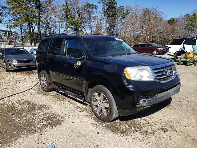 2012 Honda Pilot VIN 5FNYF4H95CB085659 Copart auction photo, front end / top/roof damage thumbnail 14