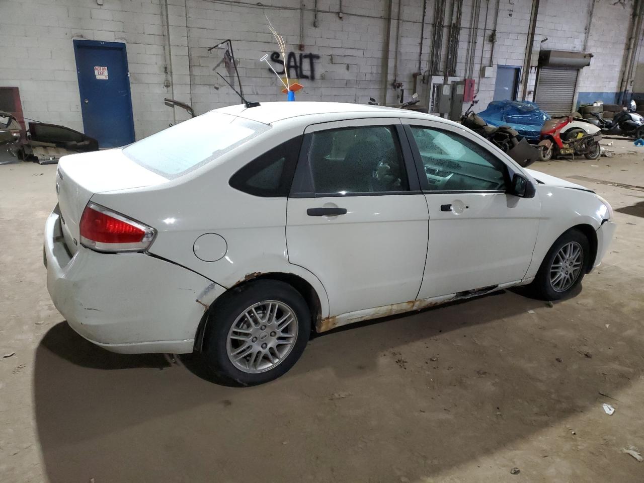 2010 Ford Focus VIN 1FAHP3FN7AW148962 Copart auction photo, front end / rear end damage thumbnail 3
