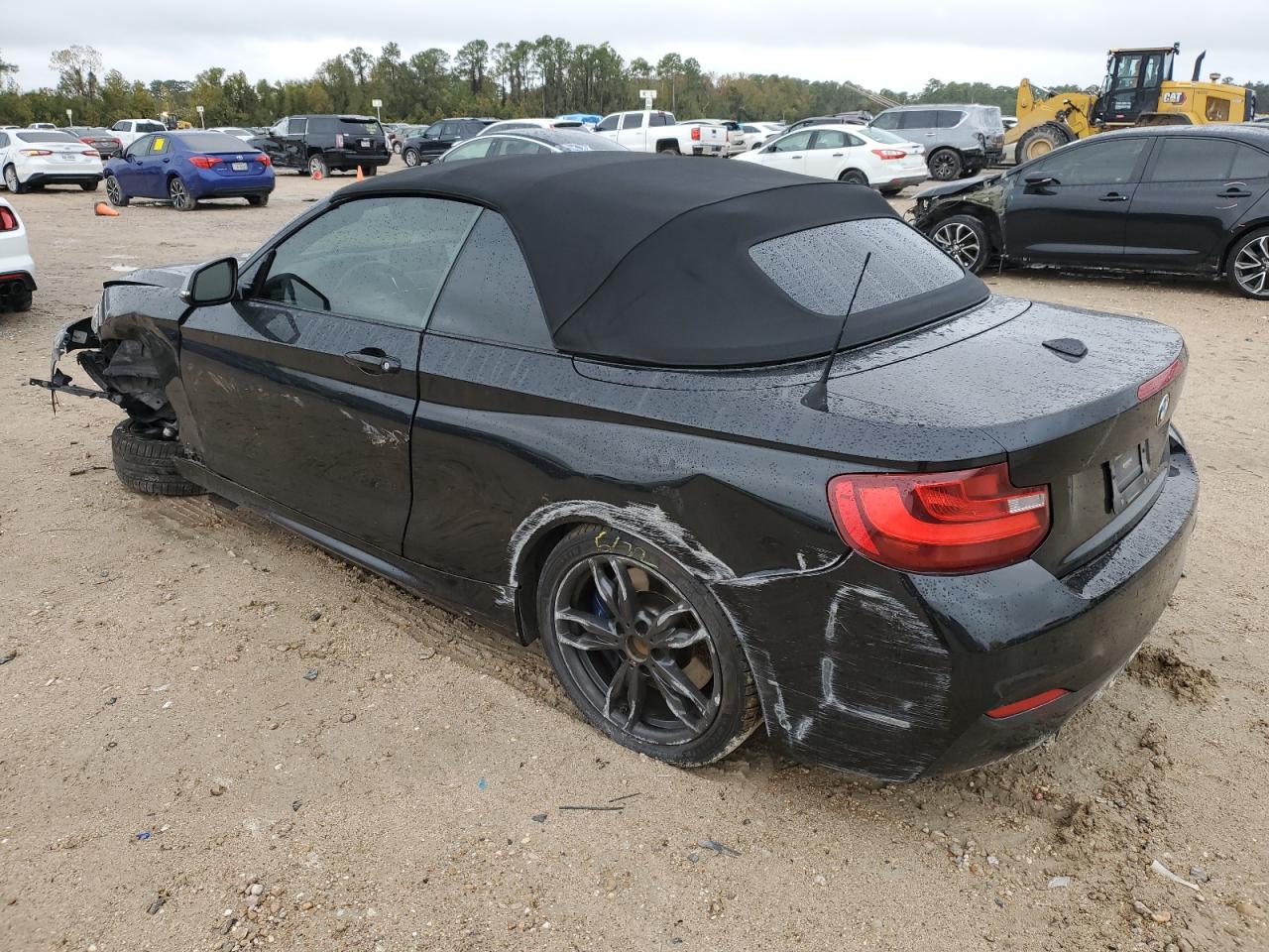 2016 BMW M2 VIN WBA1M1C50GV393966 Copart auction photo, side / front end damage thumbnail 2