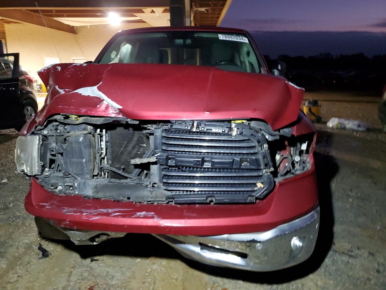 2014 RAM 1500 VIN 1C6RR6TT0ES363889 Copart auction photo, front end / rear end damage thumbnail 5