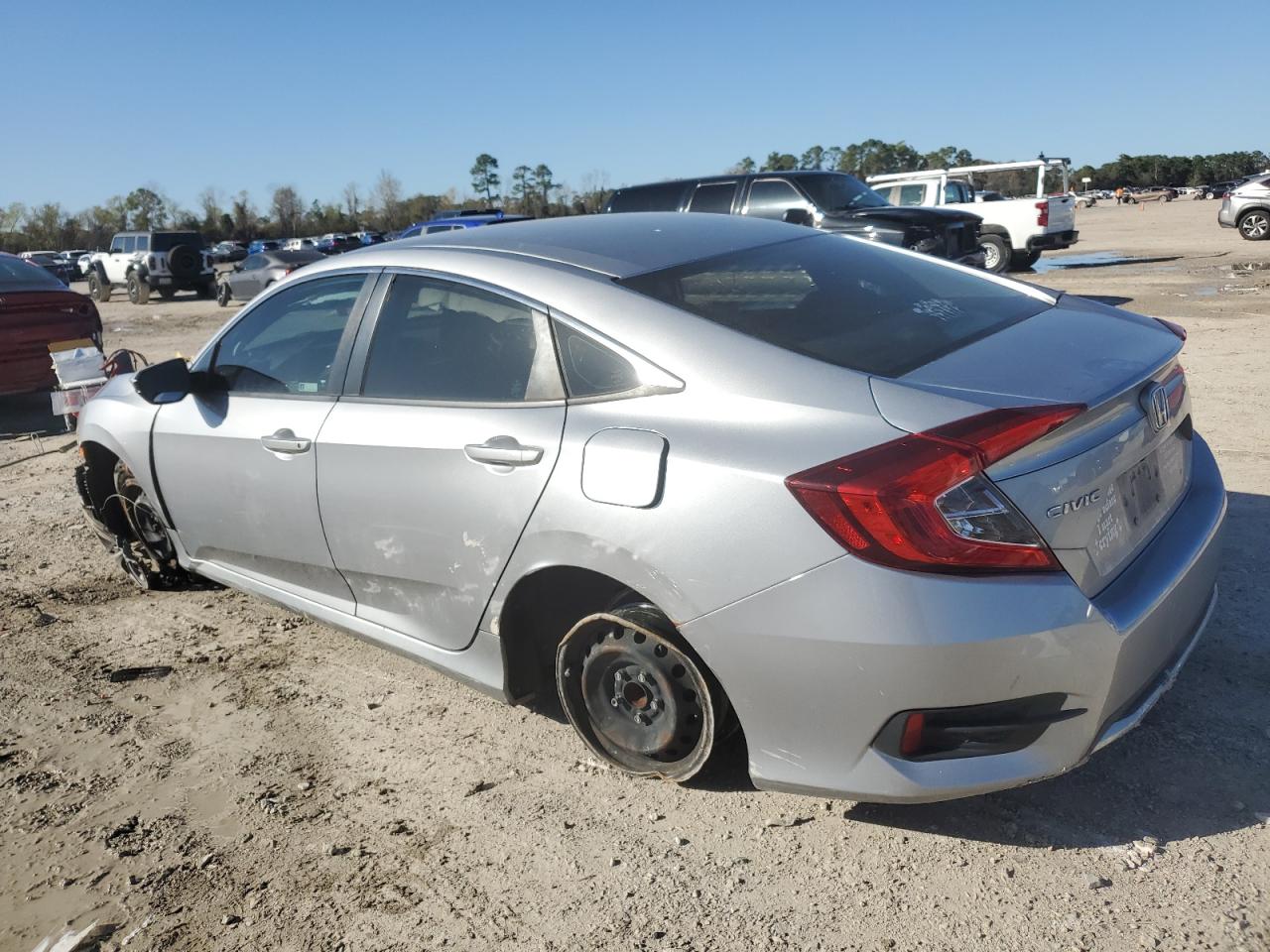 2019 Honda Civic VIN 19XFC2F62KE007776 Copart auction photo, all over damage thumbnail 2