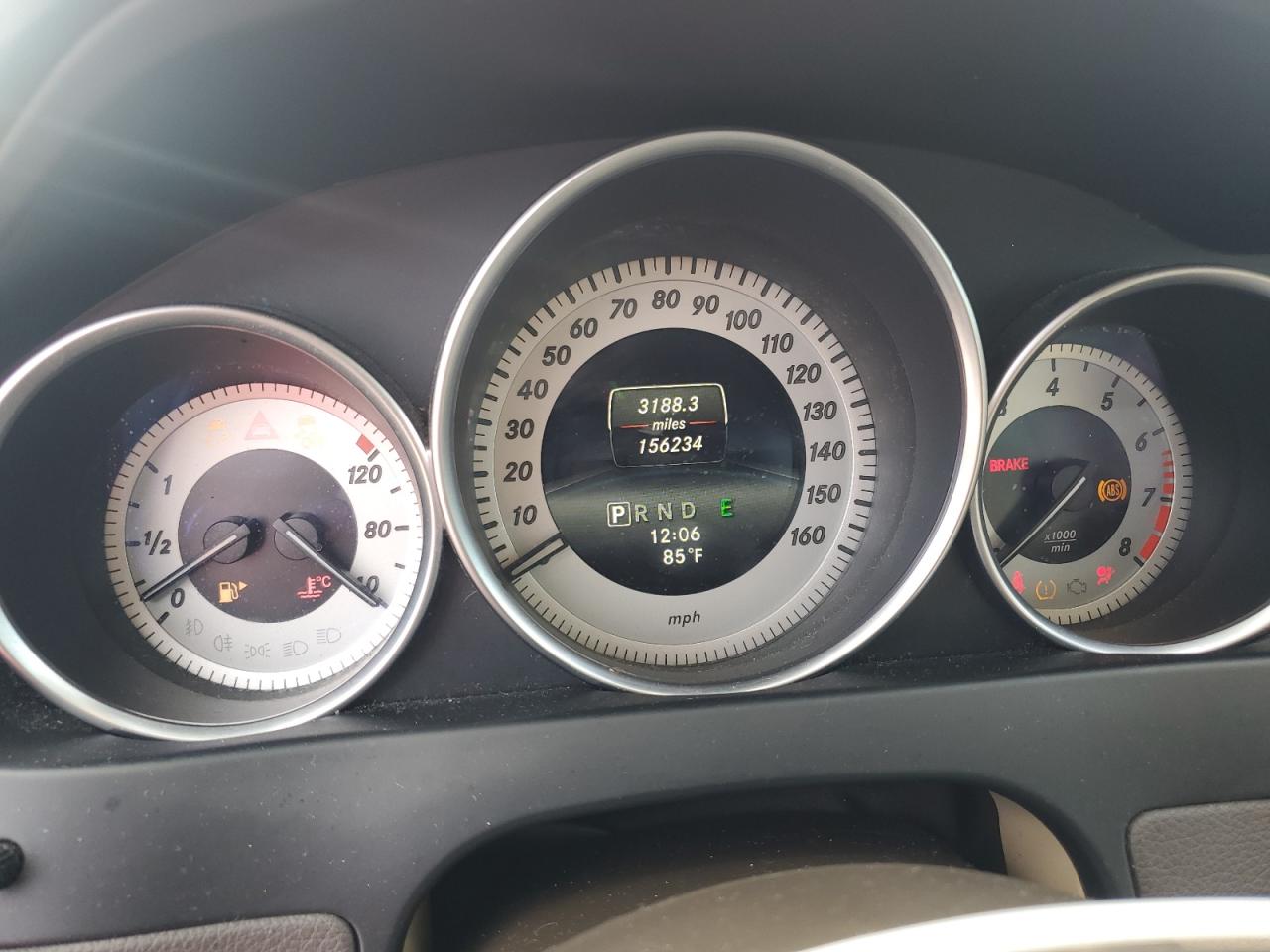 2014 Mercedes-Benz C-klasse VIN WDDGF4HB4EG257080 Copart auction photo, side / rear end damage thumbnail 9