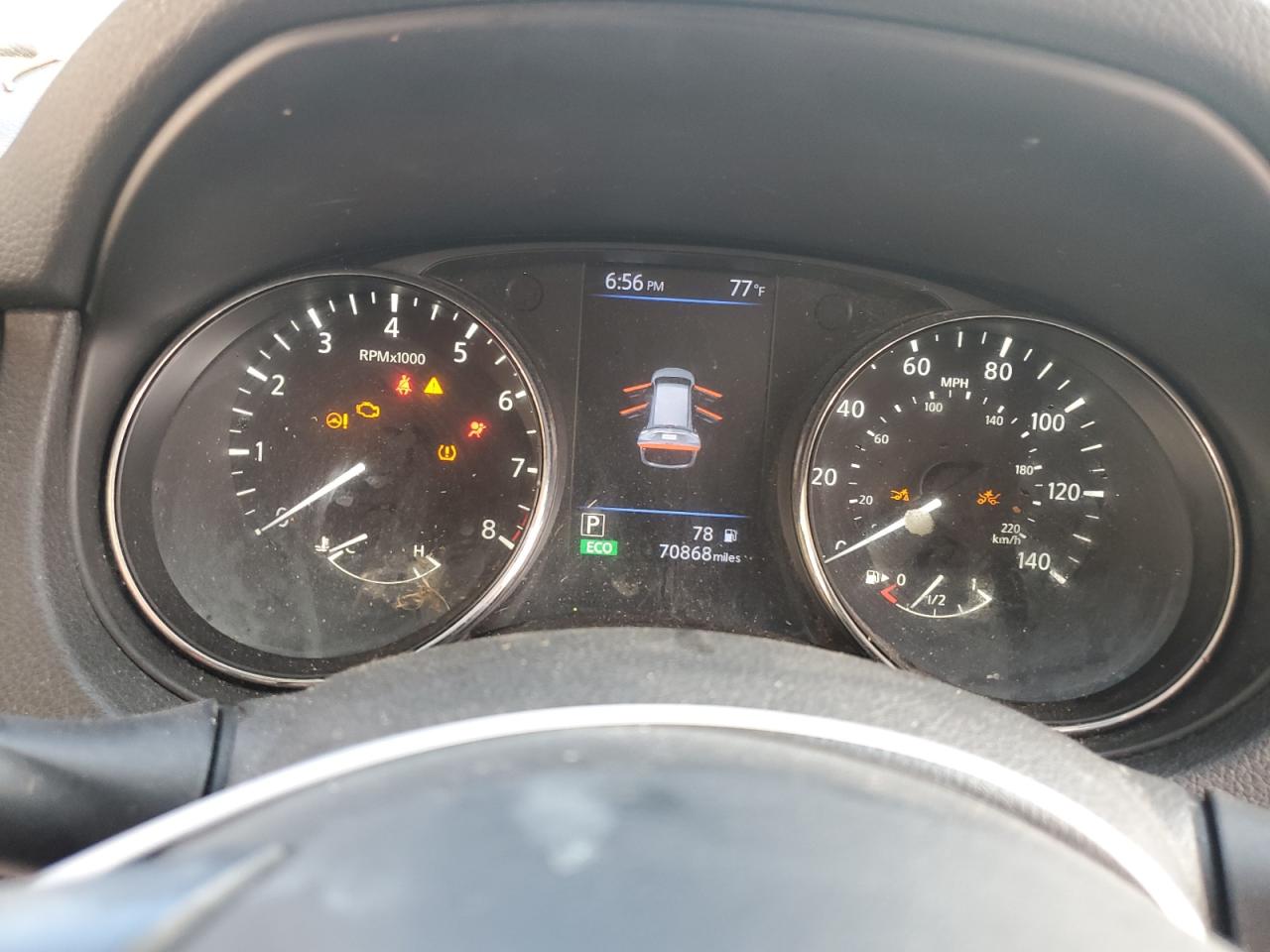 2020 Nissan Rogue VIN 5N1AT2MV5LC736315 Copart auction photo, vandalism / burn damage thumbnail 9