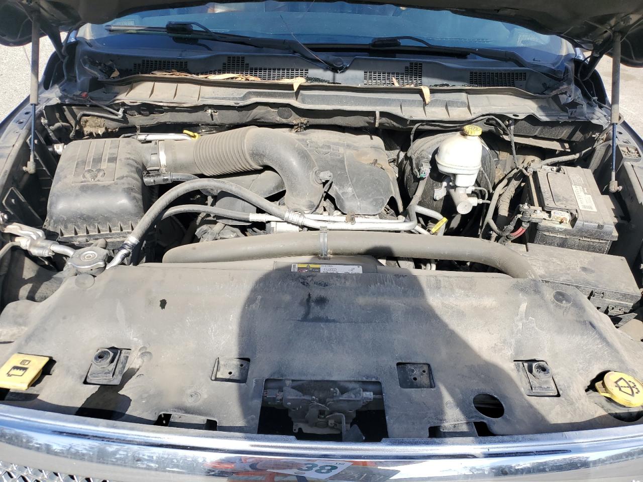 2013 RAM 1500 VIN 1C6RR7PT5DS634248 Copart auction photo, front end / rear end damage thumbnail 11