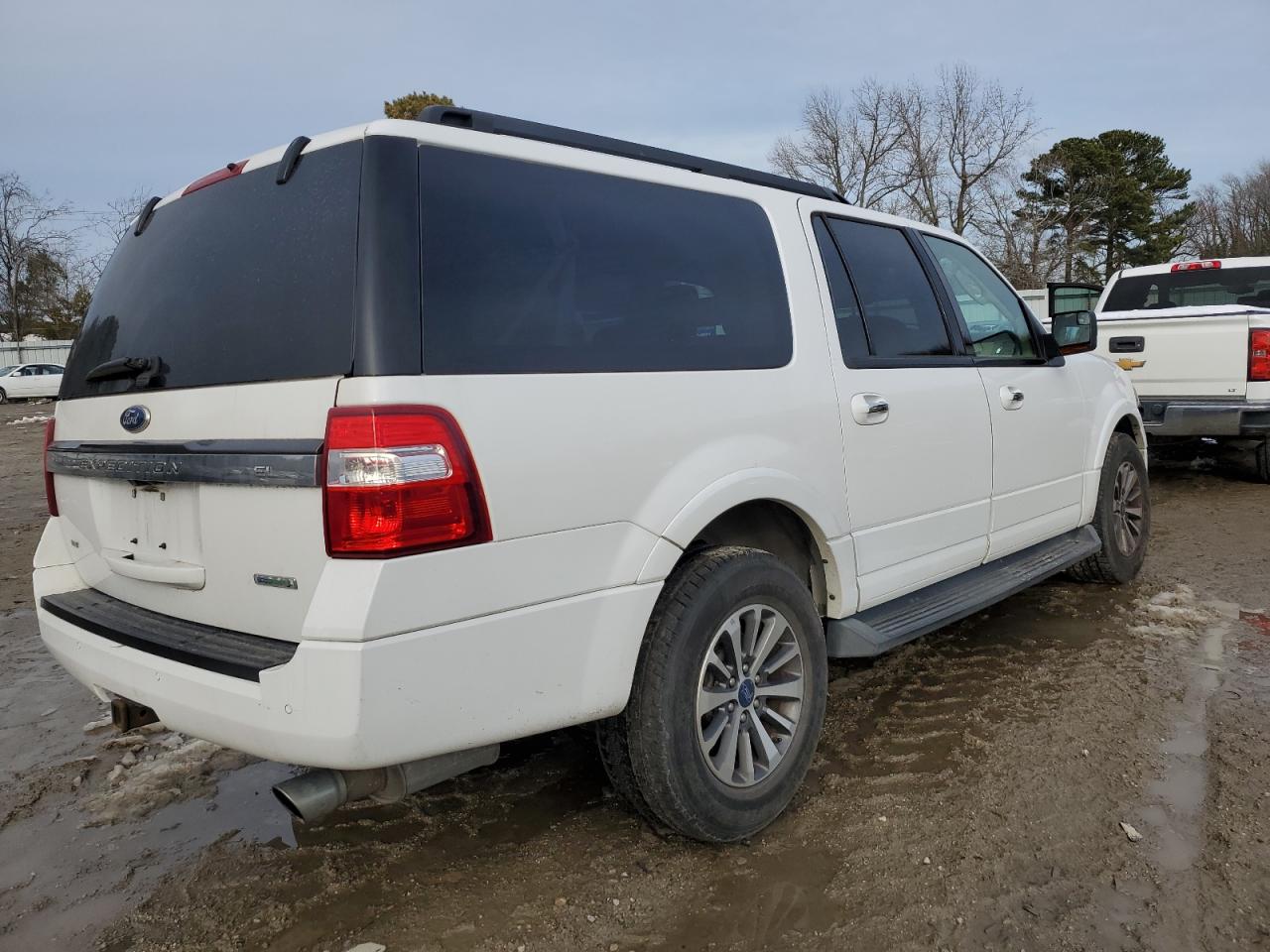 2015 Ford Expedition VIN 1FMJK1JT6FEF45396 Copart auction photo, side / front end damage thumbnail 3