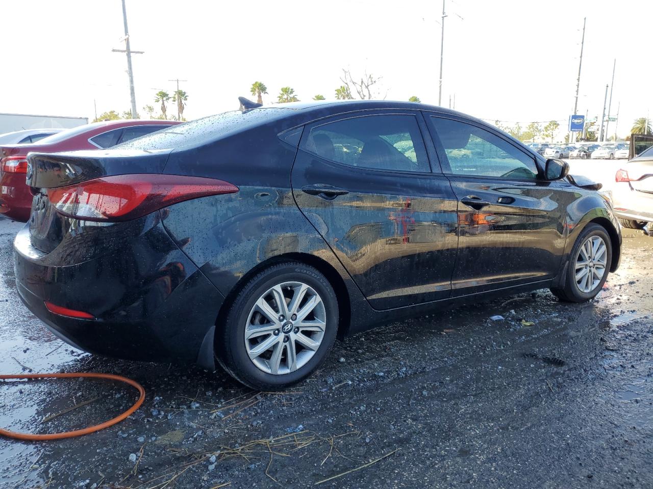 2016 Hyundai Elantra VIN KMHDH4AE5GU474942 Copart auction photo, front end damage thumbnail 3