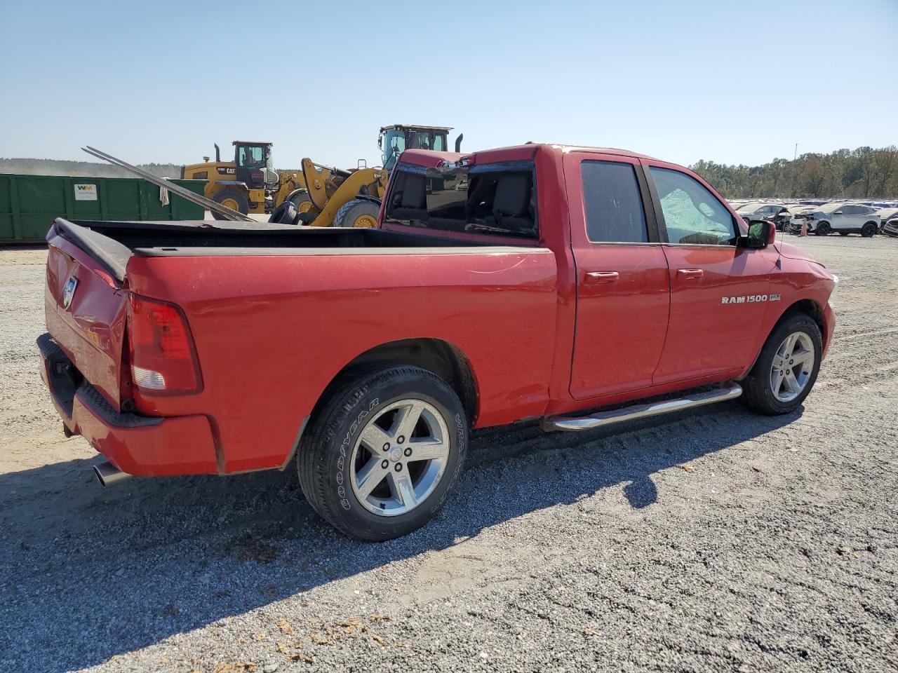 2011 Dodge RAM VIN 1D7RB1GT7BS656930 Copart auction photo, top/roof damage thumbnail 3