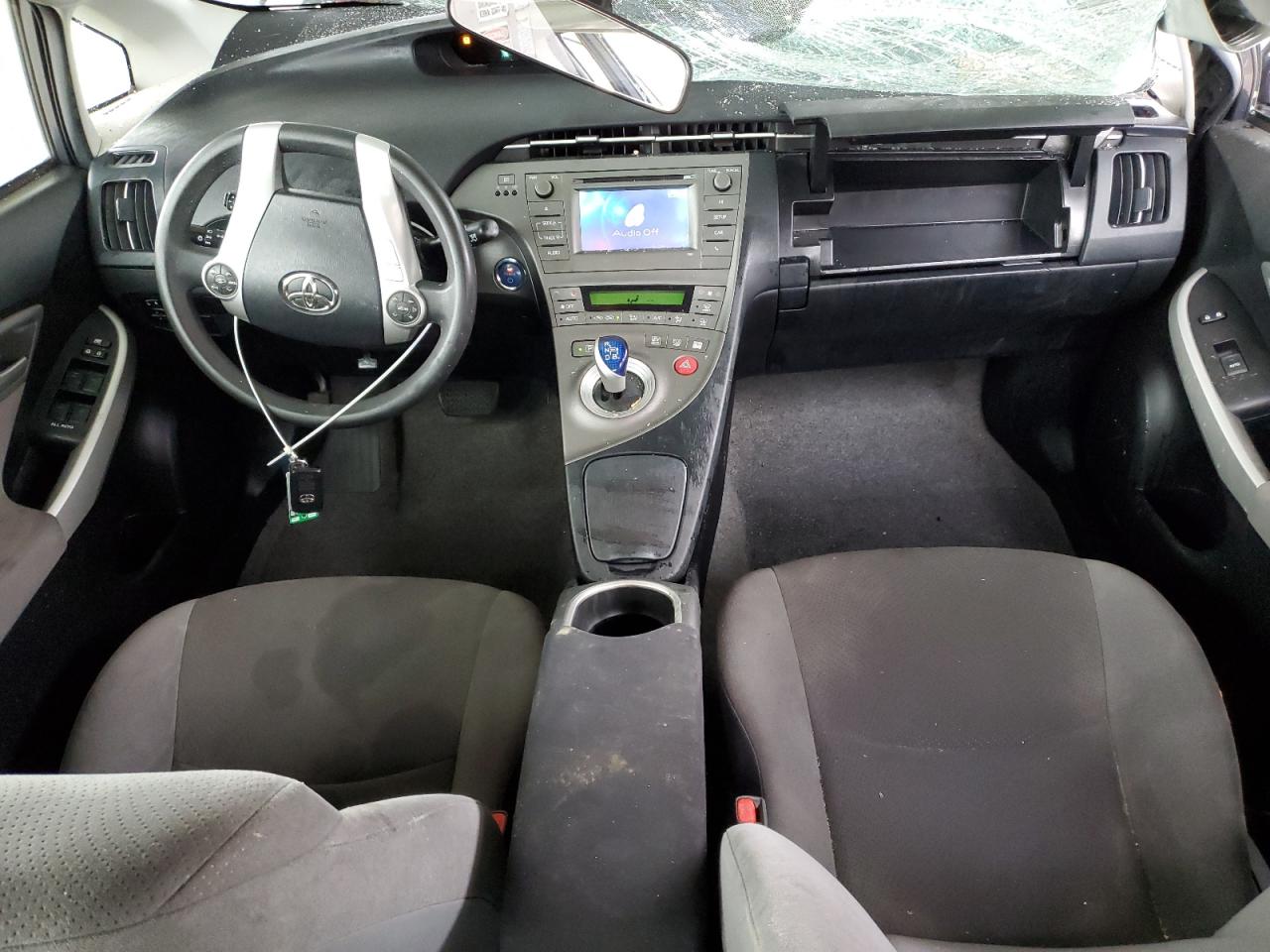 2014 Toyota Prius VIN JTDKN3DU0E0383065 Copart auction photo, rollover damage thumbnail 8