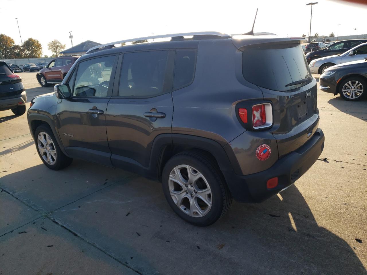 2018 Jeep Renegade VIN ZACCJADB7JPJ05221 Copart auction photo, hail damage thumbnail 2