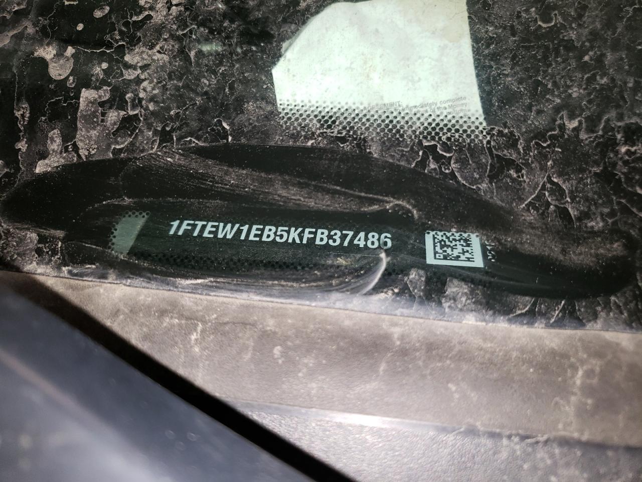 2019 Ford F-150 VIN 1FTEW1EB5KFB37486 Copart auction photo, side damage thumbnail 12