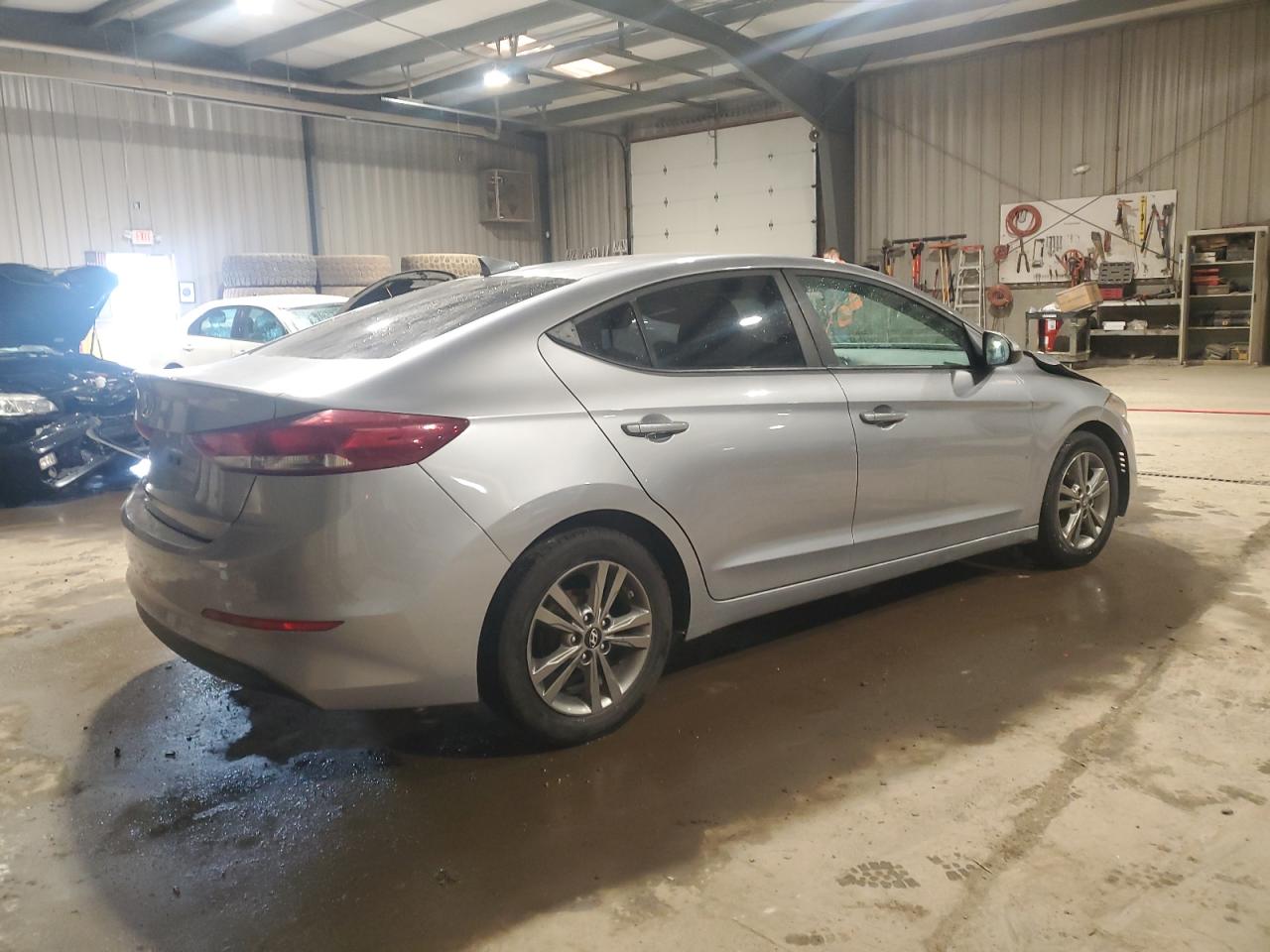 2017 Hyundai Elantra VIN 5NPD84LFXHH015802 Copart auction photo, front end damage thumbnail 3