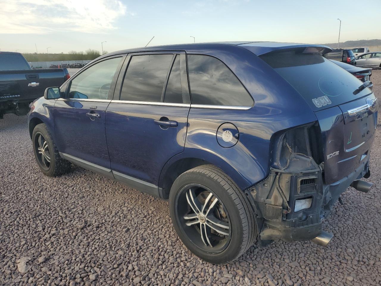2011 Ford Edge VIN 2FMDK3KC0BBB24349 Copart auction photo, top/roof / rear end damage thumbnail 2