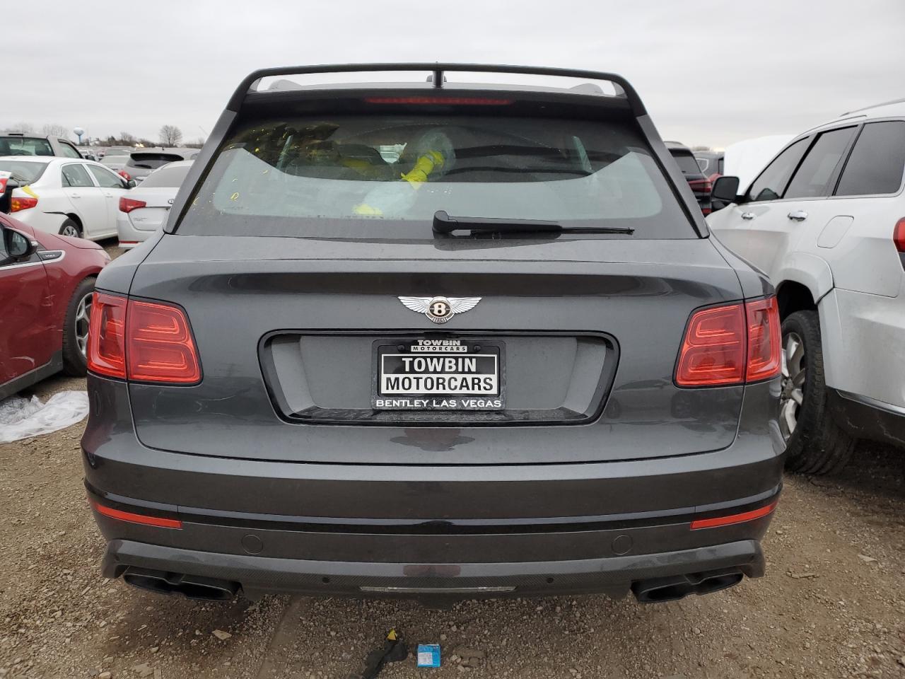 2019 Bentley Bentayga VIN SJAAM2ZV3KC027120 Copart auction photo, front end / side damage thumbnail 6