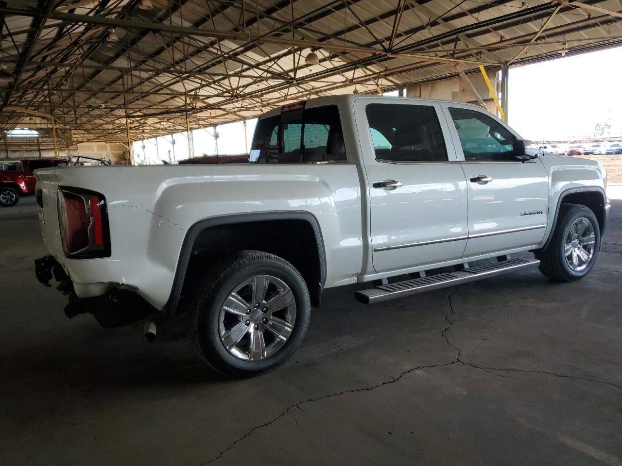 2018 GMC Sierra VIN 3GTP1NEC5JG217486 Copart auction photo, rear end damage thumbnail 3