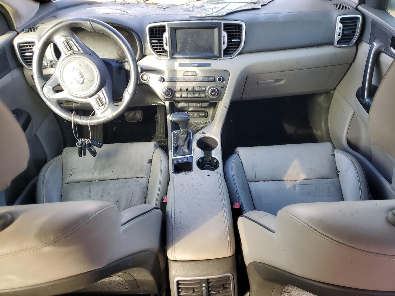 2017 KIA Sportage VIN KNDPNCAC0H7096645 Copart auction photo, burn - engine damage thumbnail 8