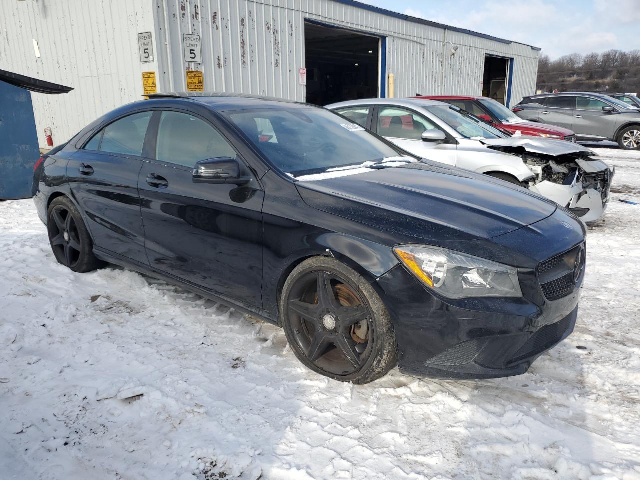 2016 Mercedes-Benz CLA-klasse VIN WDDSJ4EB3GN322156 Copart auction photo, minor dent/scratches damage thumbnail 4