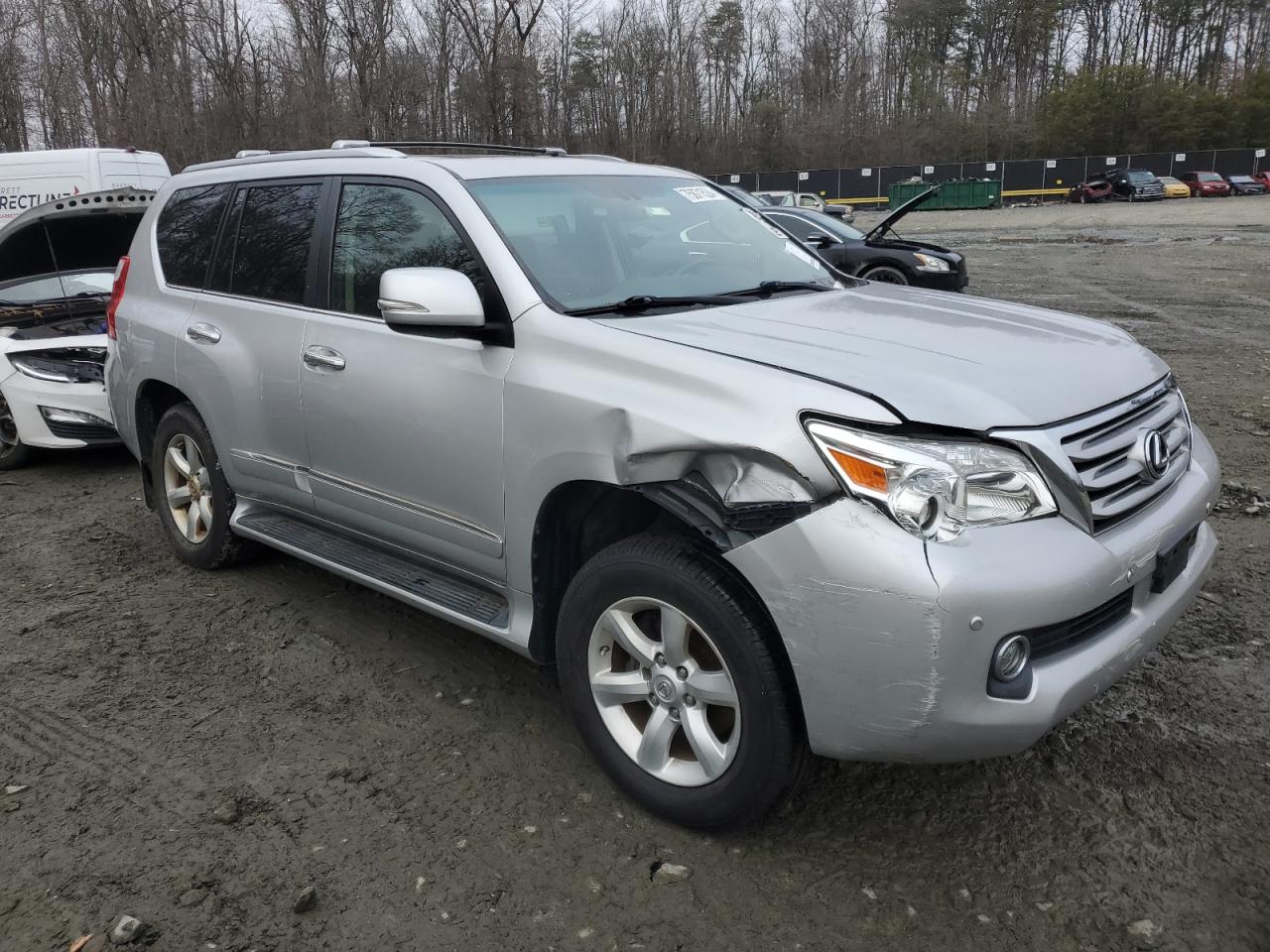 2012 Lexus GX VIN JTJBM7FX0C5047334 Copart auction photo, front end damage thumbnail 4