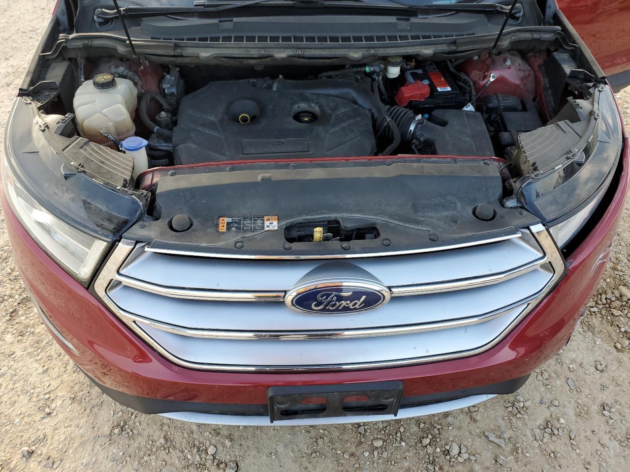 2017 Ford Edge VIN 2FMPK4K92HBB80423 Copart auction photo, front end damage thumbnail 12