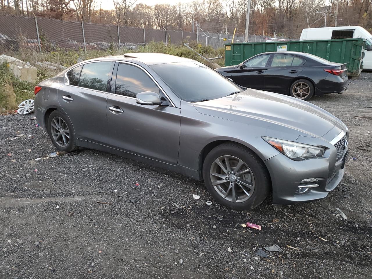 2017 Infiniti Q50 VIN JN1EV7AR3HM837281 Copart auction photo, minor dent/scratches damage thumbnail 4