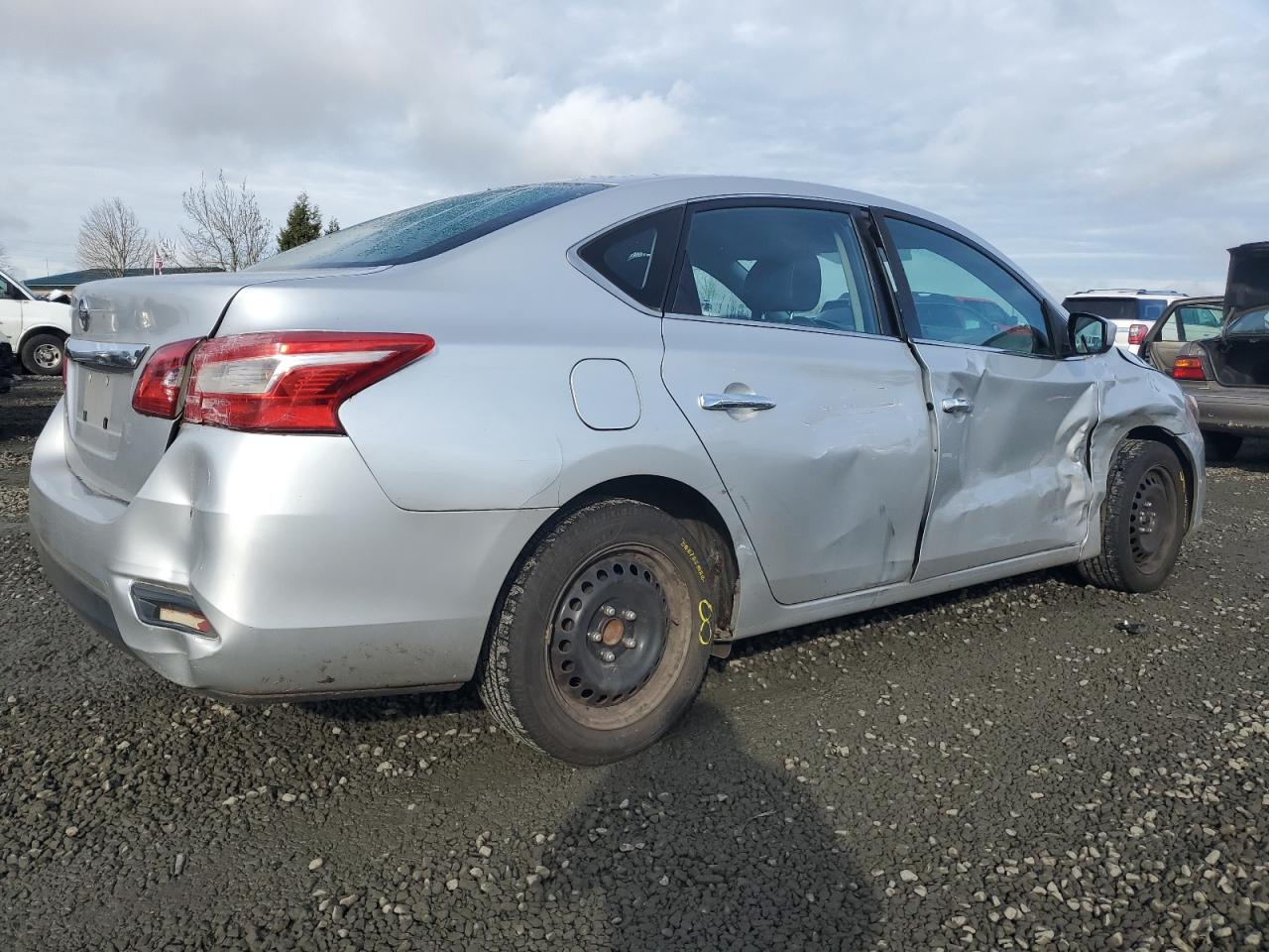 2018 Nissan Sentra VIN 3N1AB7AP6JY280374 Copart auction photo, front end / side damage thumbnail 3