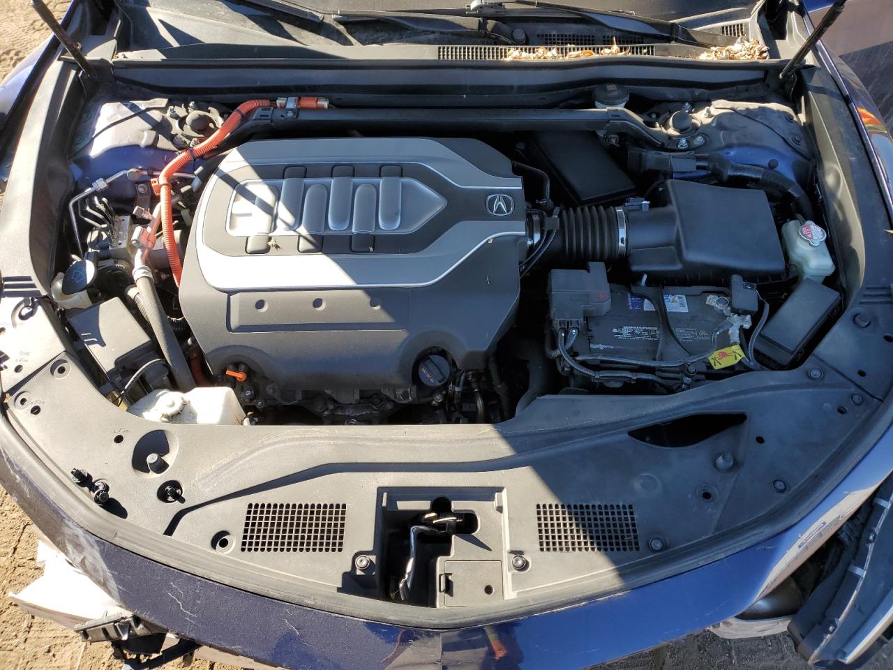 2018 Acura RLX VIN JH4KC2F94JC000597 Copart auction photo, front end / side damage thumbnail 11