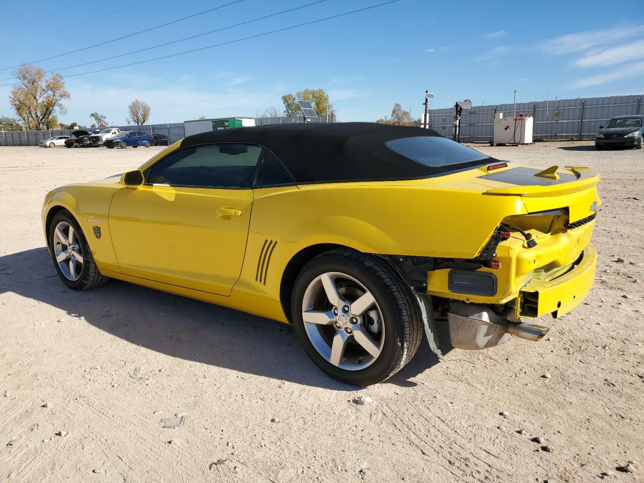 2012 Chevrolet Camaro VIN 2G1FC3D31C9162357 Copart auction photo, rear end / minor dent/scratches damage thumbnail 2