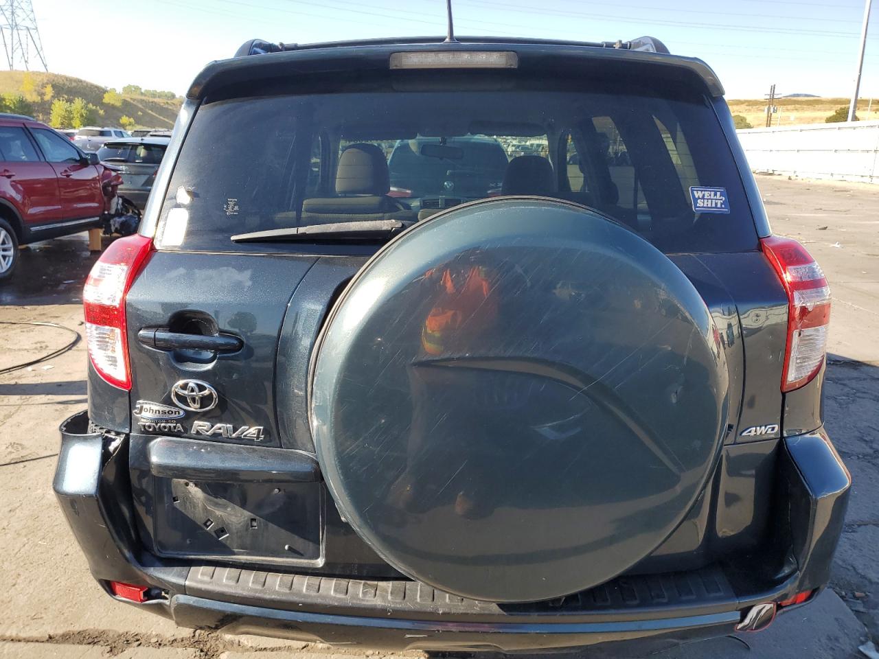 2010 Toyota RAV 4 VIN JTMBF4DV8AD023072 Copart auction photo, rear end / side damage thumbnail 6