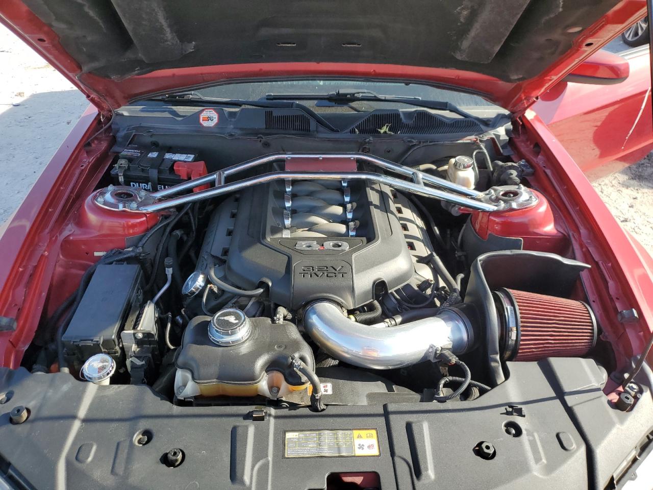 2013 Ford Mustang VIN 1ZVBP8CF3D5256366 Copart auction photo, undercarriage damage thumbnail 11