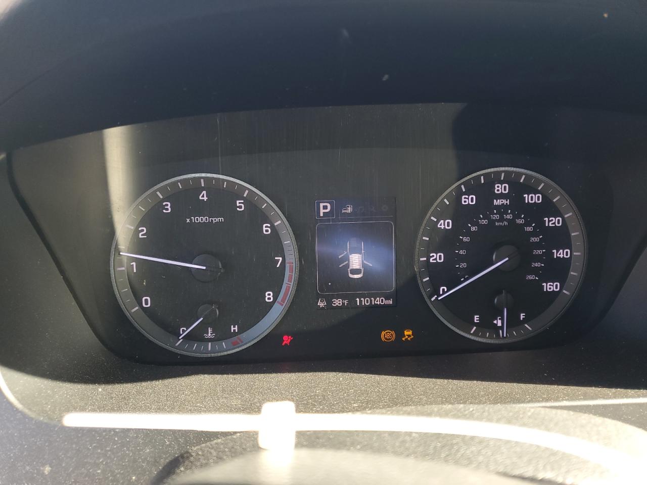2015 Hyundai Sonata VIN 5NPE24AF7FH240135 Copart auction photo, rear end / side damage thumbnail 9