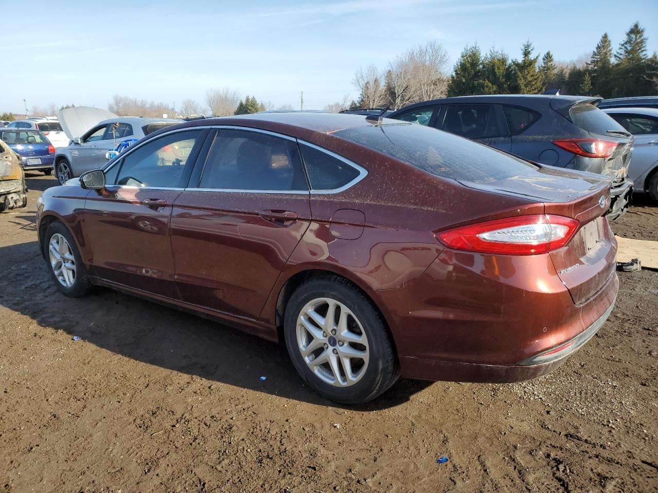 2016 Ford Fusion VIN 3FA6P0HD1GR181736 Copart auction photo, side damage thumbnail 2