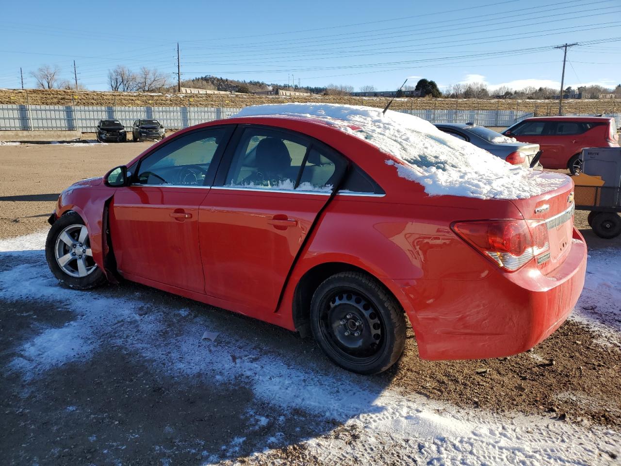 2014 Chevrolet Cruze VIN 1G1PC5SB6E7182358 Copart auction photo, front end / rear end damage thumbnail 2