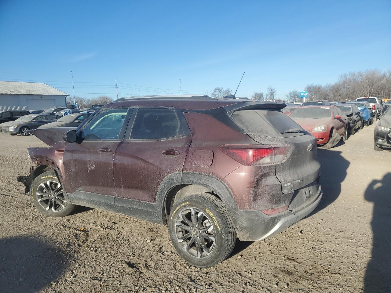 2023 Chevrolet TrailBlazer VIN KL79MPS27PB096286 Copart auction photo, front end / undercarriage damage thumbnail 2