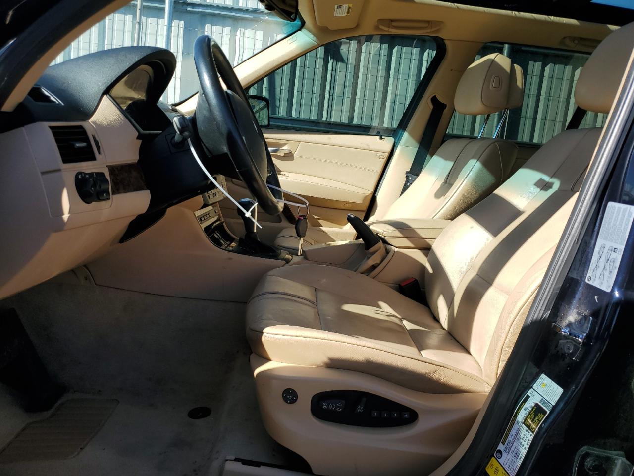 2009 BMW X3 VIN WBXPC93499WJ30655 Copart auction photo, rear end / side damage thumbnail 7