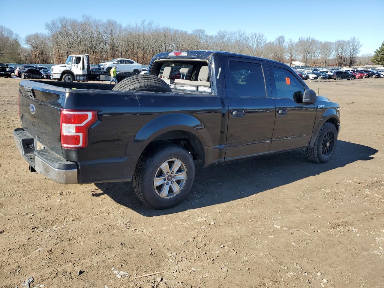 2018 Ford F-150 VIN 1FTEW1C59JKE79784 Copart auction photo, all over damage thumbnail 3