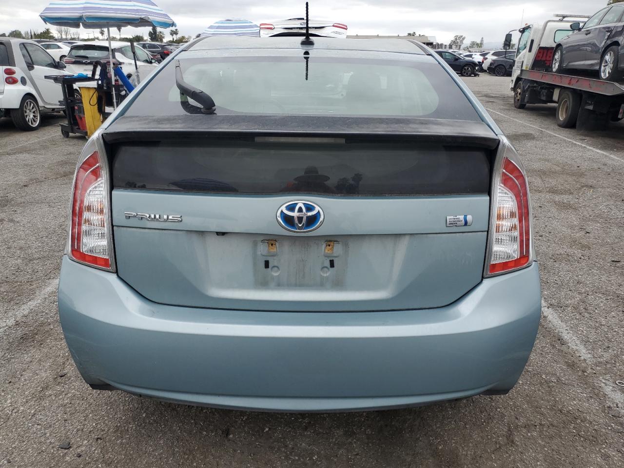 2015 Toyota Prius VIN JTDKN3DU0F1908122 Copart auction photo, side / front end damage thumbnail 6