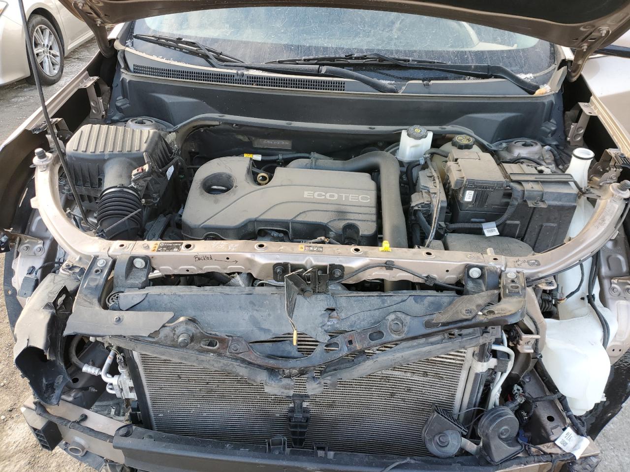 2019 Chevrolet Equinox VIN 2GNAXKEV5K6110575 Copart auction photo, front end / side damage thumbnail 12