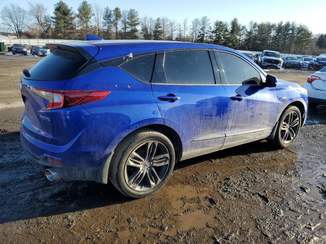 2019 Acura RDX VIN 5J8TC1H6XKL010136 Copart auction photo, undercarriage damage thumbnail 3