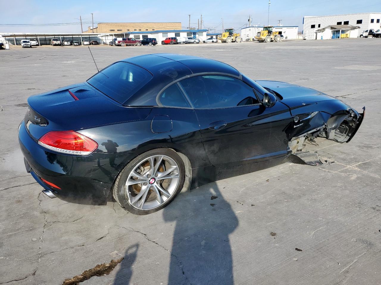2014 BMW Z4 VIN WBALM7C51EE386386 Copart auction photo, front end damage thumbnail 3