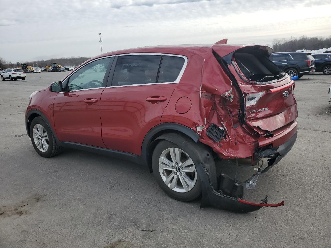 2018 KIA Sportage VIN KNDPM3AC5J7449275 Copart auction photo, rear end damage thumbnail 2