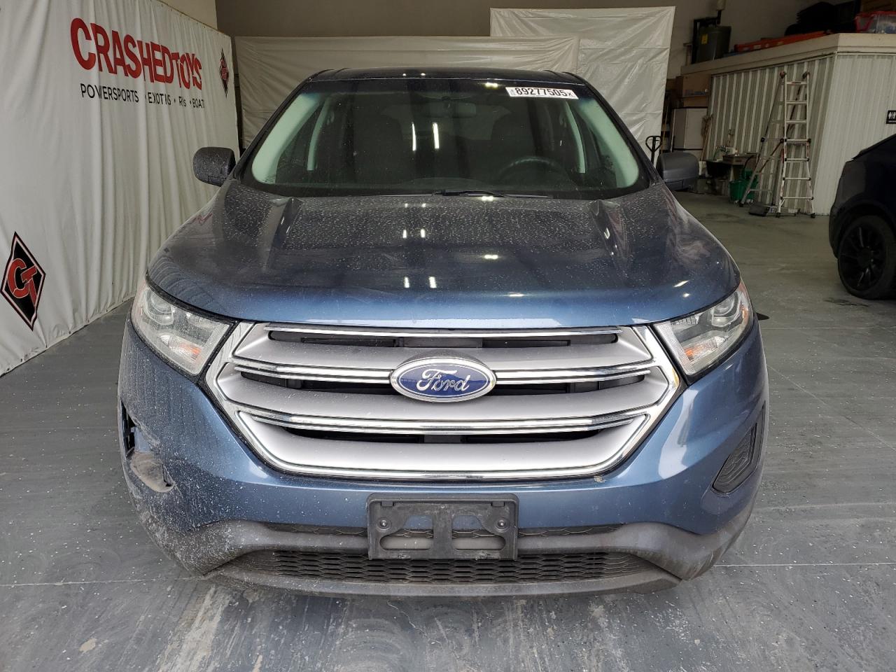 2018 Ford Edge VIN 2FMPK3G93JBC22395 Copart auction photo, front end / side damage thumbnail 5