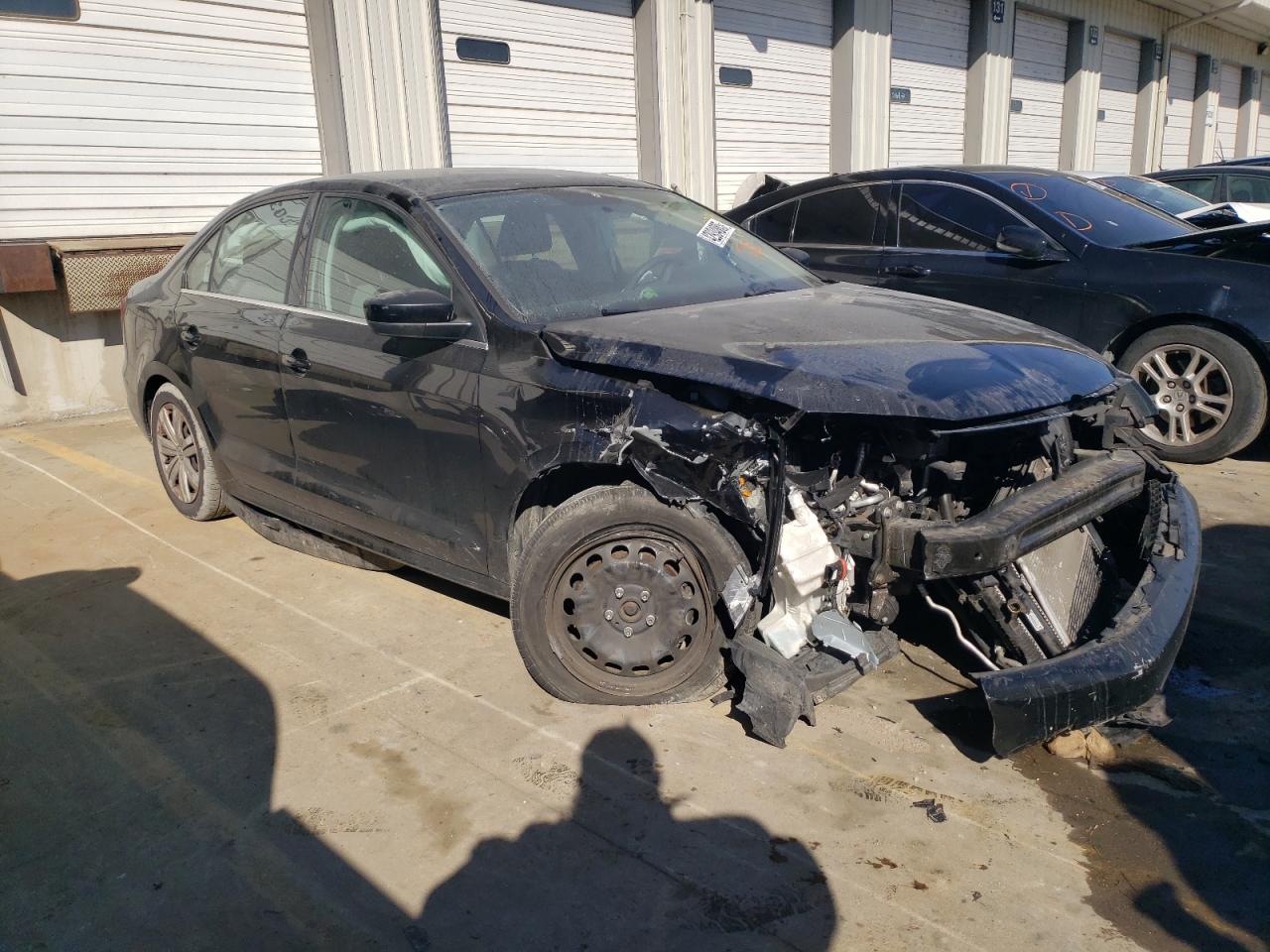 2017 Volkswagen Jetta VIN 3VW2B7AJ5HM230884 Copart auction photo, front end / side damage thumbnail 4