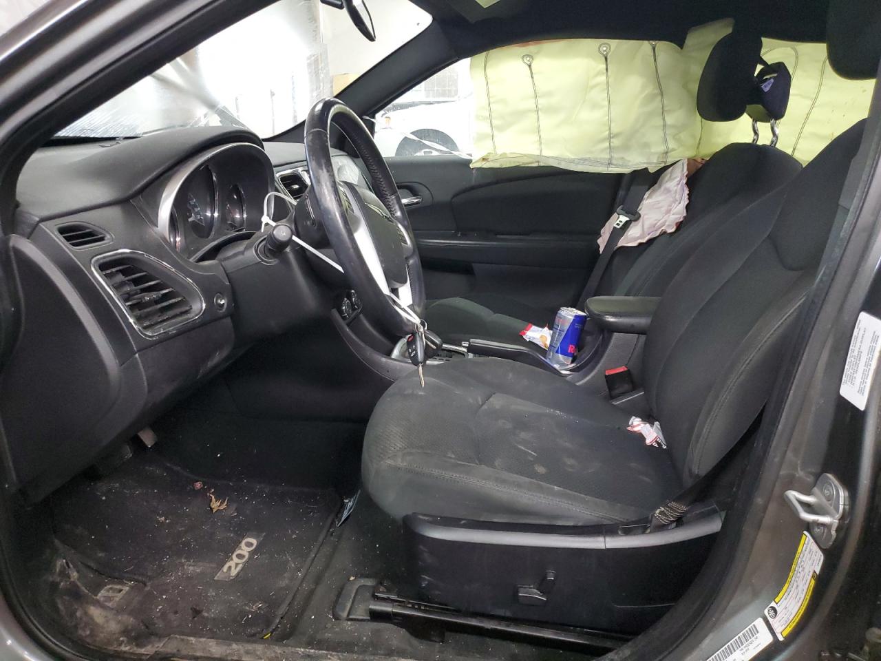 2012 Chrysler 200 VIN 1C3CCBBB3CN130218 Copart auction photo, side damage thumbnail 7