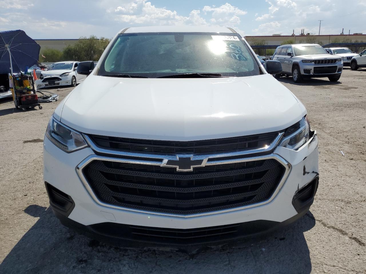 2020 Chevrolet Traverse VIN 1GNERFKWXLJ257835 Copart auction photo, front end / side damage thumbnail 5