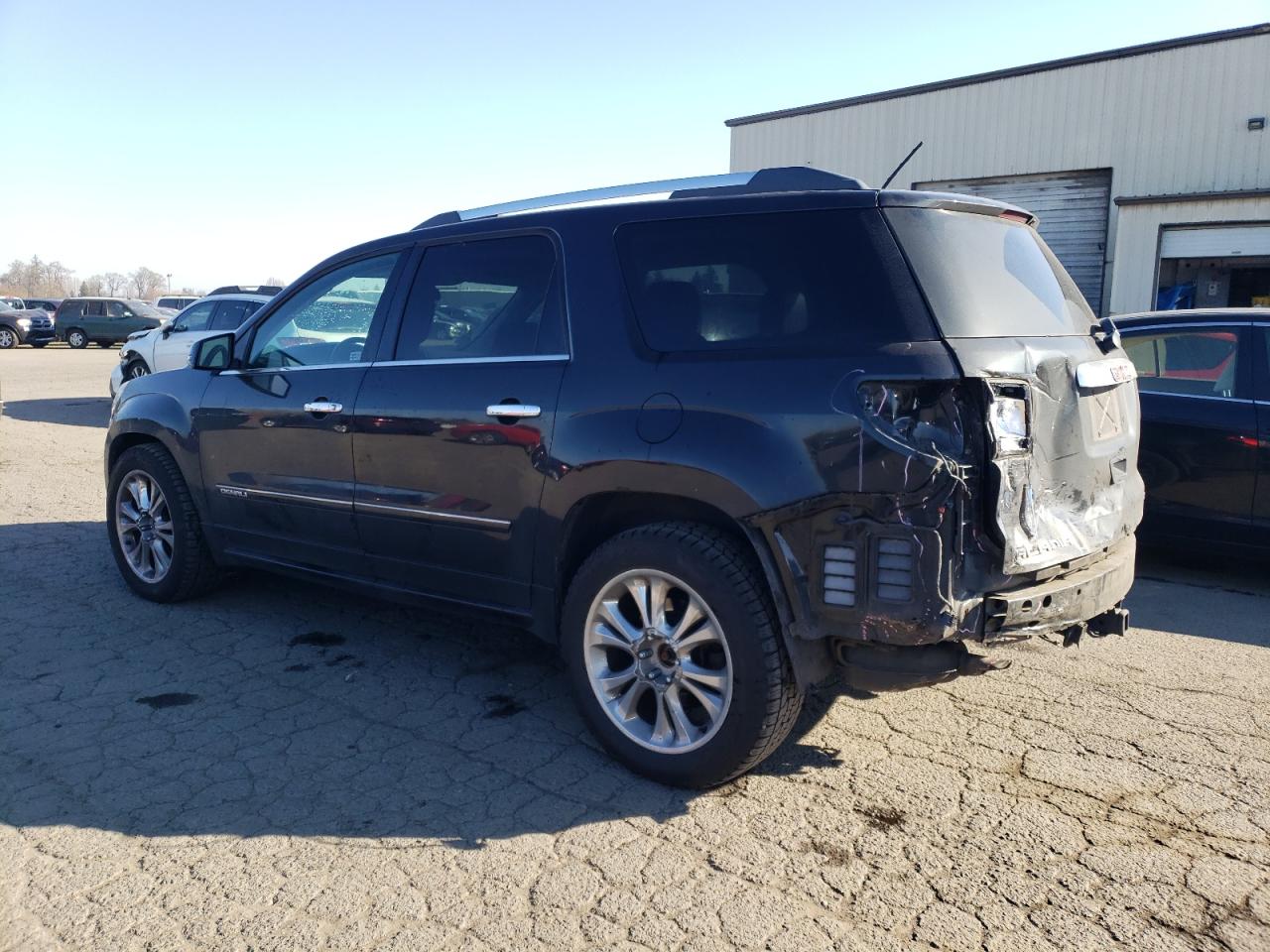 2015 GMC Acadia VIN 1GKKVTKD4FJ148879 Copart auction photo, side / rear end damage thumbnail 2