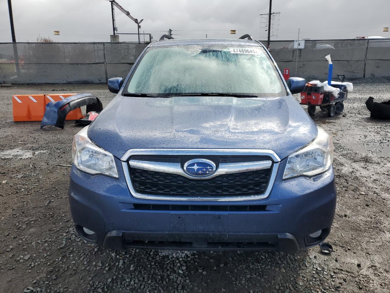 2014 Subaru Forester VIN JF2SJAHC1EH448722 Copart auction photo, rear end / front end damage thumbnail 5