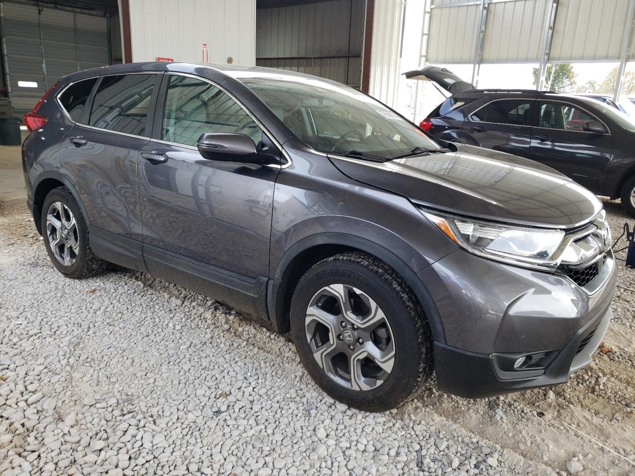 2018 Honda CR-V VIN 5J6RW1H84JA007559 Copart auction photo, side / minor dent/scratches damage thumbnail 4
